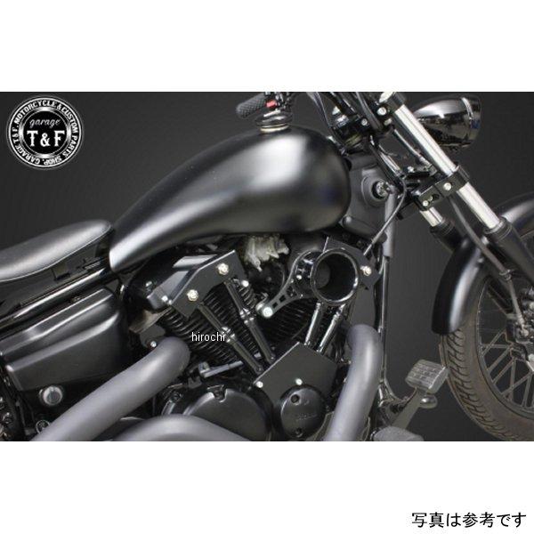 7082535 ガレージT\u0026F ファンネル (ブラック) \u0026プッシュロッドカバー (ブラック) SET ドラッグスター250 JP店の画像
