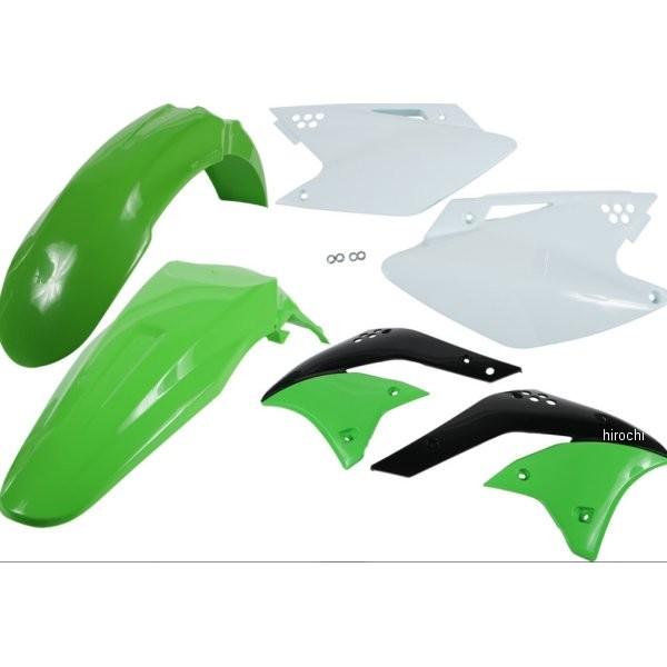 【USA在庫あり】 acb2041050215 アチェルビス ACERBIS 外装セット 06年-08年 KX250F 緑/白 JP店