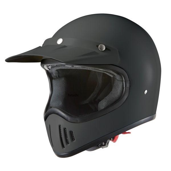 【メーカー在庫あり】 7515 NBS バイクパーツセンター A-728 ビンテージフルフェイスヘルメット M マットブラック JP店 | ブランド登録なし