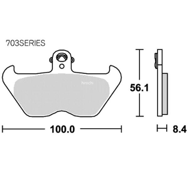 【メーカー在庫あり】 777-0703000 703HF キタコ SBS ブレーキパッド フロント/リア 93年-04年 BMW K1200、R1200、R1150 セラミック JP店｜hirochi｜03