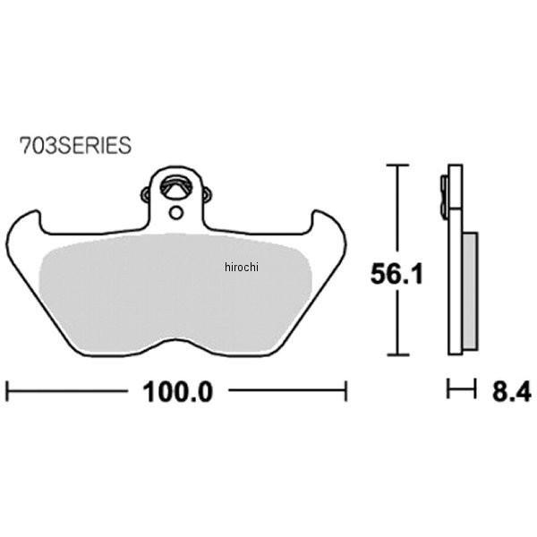 【メーカー在庫あり】 777-0703020 703HS キタコ SBS ブレーキパッド フロント 93年-04年 BMW K1200、R1200、R1150 シンターメタル JP店｜hirochi｜03