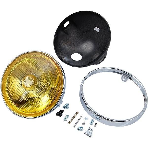 上質 メーカー在庫あり 800 8005 マーシャル Marchal ヘッドライト 8 ドライビングランプ フルキット 180f カワサキ車用 Z1 Z2 Z400fx 黄 黒 Hd店