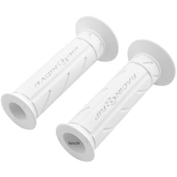 811355 ポッシュ POSH レーシンググリップ 貫通タイプ φ22.2mm用 左右セット 白 JP店 | 