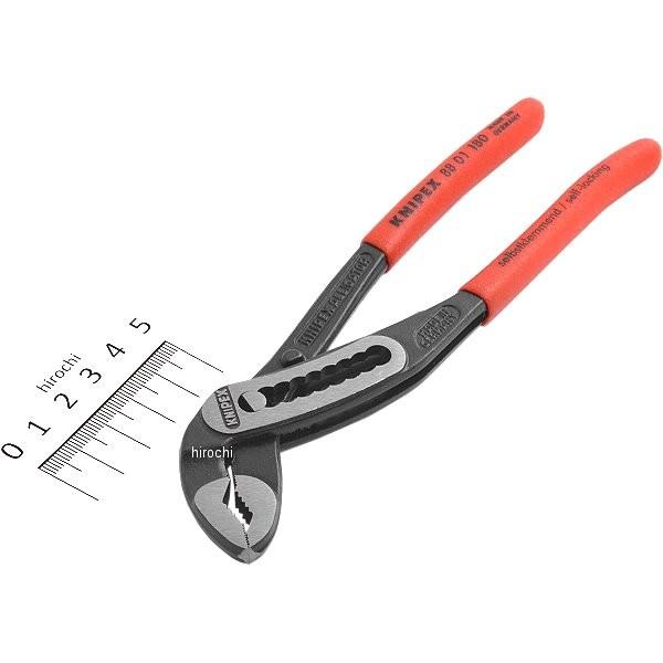 【メーカー在庫あり】 8801-180-KP クニペックス KNIPEX アリゲーター ウォーターポンププライヤー JP店｜hirochi