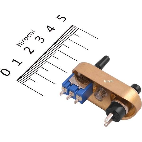 【メーカー在庫あり】 880212 ポッシュ POSH ミニスイッチ キャップ 1インチ(25.4mm)ハンドル用 付きスタンダード 真鍮 JP店 | Harley Davidson | 01