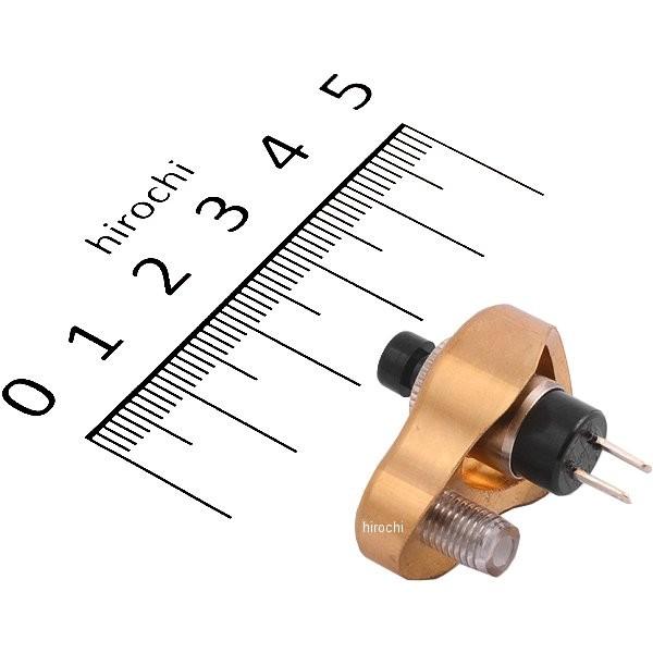 【メーカー在庫あり】 880352 ポッシュ POSH ミニスイッチ 汎用1穴 プッシュスイッチ 真鍮 JP店 | 