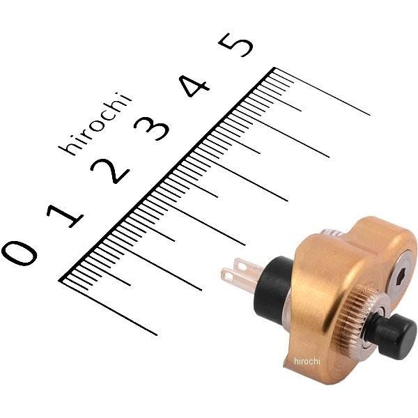 【メーカー在庫あり】 880352 ポッシュ POSH ミニスイッチ 汎用1穴 プッシュスイッチ 真鍮 JP店 |  | 01