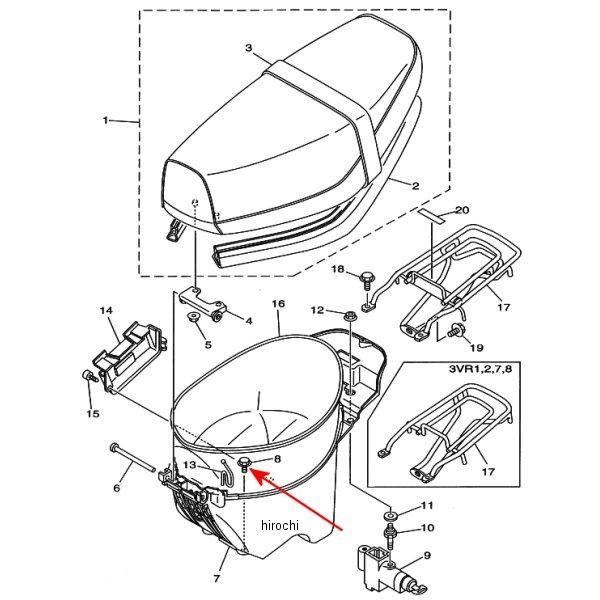 YAMAHA（ヤマハ） 【メーカー在庫あり】 90109-063F1 ヤマハ純正ボルト