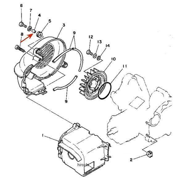 YAMAHA（ヤマハ） 90387-067V1 ヤマハ純正 カラー JP店 : ヒロチー商事