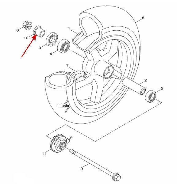 YAMAHA（ヤマハ） 90387-12852 ヤマハ純正 カラー JP店 : ヒロチー商事