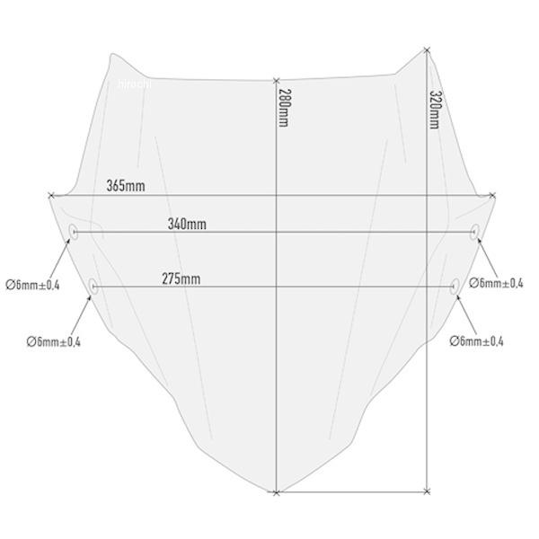 92540 ジビ GIVI A1159 スクリーン 17年-18年 CB650F HD店 | GIVI | 01