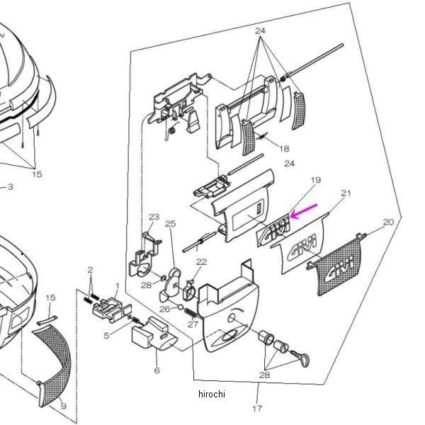 K☆*:さん専用 DAYTONA（バイク用品） 【メーカー在庫あり】 95254 ジビ GIVI