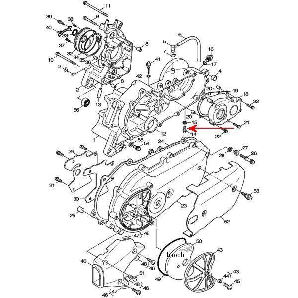 YAMAHA（ヤマハ） 95817-08016 ヤマハ純正 ボルト フランジ(JN5) JP店