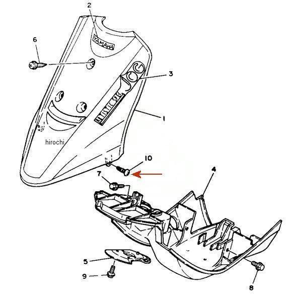 即納】 97707-50012 ヤマハ純正 スクリュー TRUSSTAP. JP店 : ヒロチー