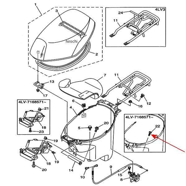 YAMAHA 【メーカー在庫あり】 97707-60016 ヤマハ純正スクリュー