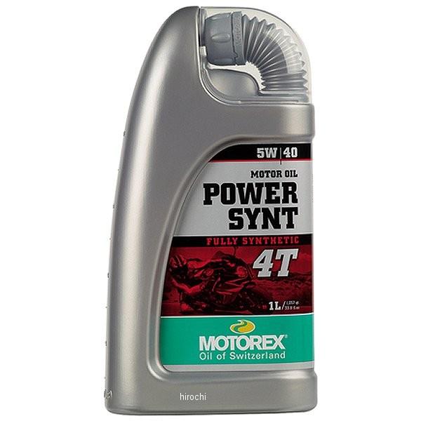 【メーカー在庫あり】 97782 モトレックス MOTOREX POWER SYNT 4T 5W-40 4サイクルオイル 1L JP店｜hirochi