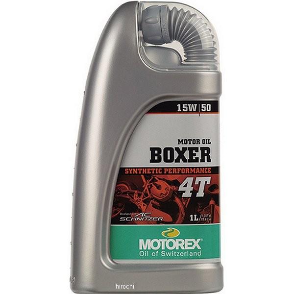 【メーカー在庫あり】 97810 モトレックス MOTOREX BOXER 4T 15W-50 4サイクルオイル 1L JP店｜hirochi