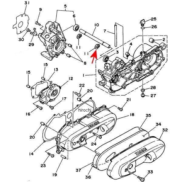 YAMAHA（ヤマハ） 【即納】 99009-17400 ヤマハ純正 サークリップ(1EY