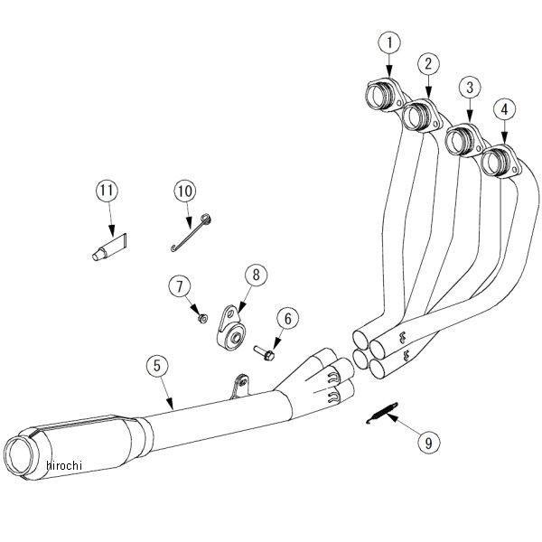 モリワキ A410-201-2056 MONSTER RACING フルエキゾースト Z系 チタン