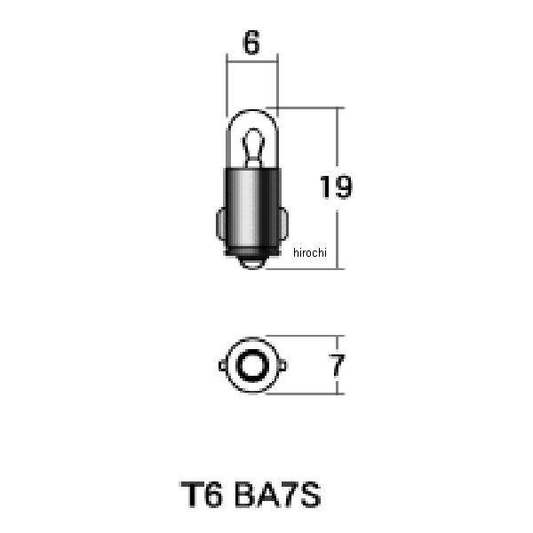 【メーカー在庫あり】 A7614 M&H マツシマ 口金シングル球 12V2W メーター/ポジション球 (クリアー) (2個入り) JP店 | ホンダ | 02