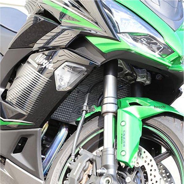 【メーカー在庫あり】 AC00-041K-LB アールズギア rs gear ラジエターコアガード 21年以降 Z900RS ラージロゴ 黒 JP店_3