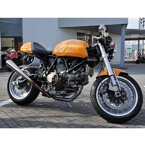 AE-42014 Titan アエラ AELLA 2x2フルエキゾースト 06年 ドゥカティ ポールスマート1000LE 車検対応 チタン JP店