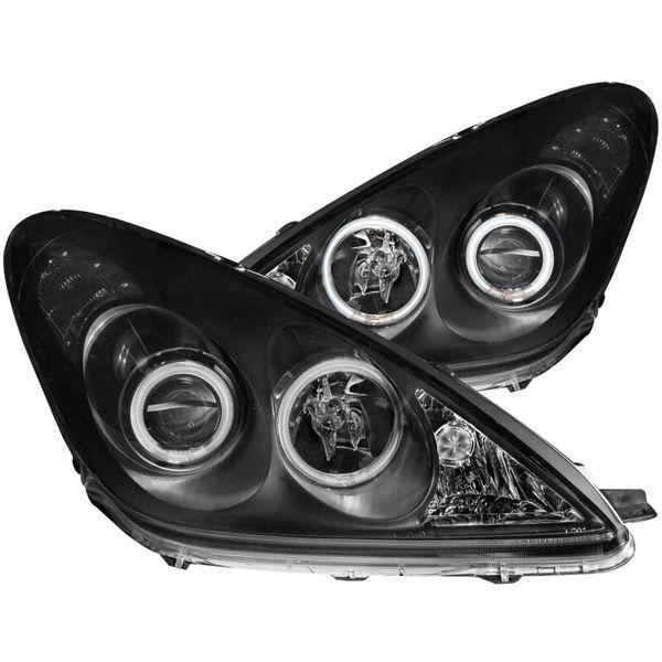 【USA在庫あり】 anz121232 ANZO 2002-2003 Lexus Es300 Projector Headlights w/ Halo Black JP店の画像
