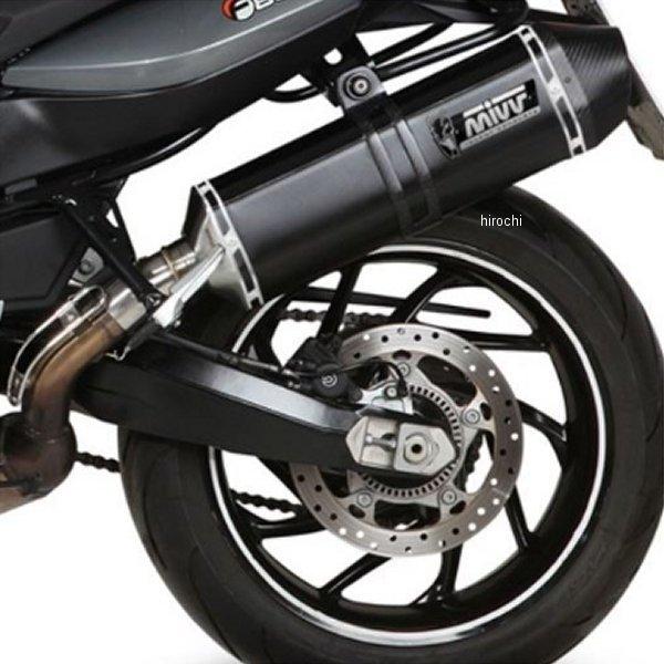 B.008.LRB ミヴ Mivv スリップオンマフラー SPEED 09年-20年 BMW F800R ブラックステンレス JP店