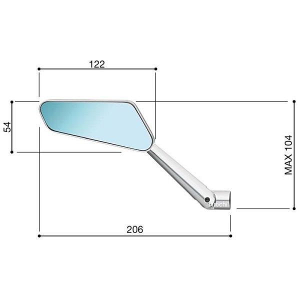 BS210B リゾマ rizoma ミラー 4D ブラック 左用 1個売り JP店 | ブランド登録なし | 01