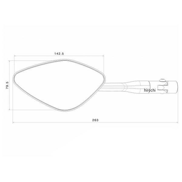 BS323B リゾマ rizoma ミラー NAMIC Sport ブラック 右用 1個売り JP店 | ブランド登録なし | 02