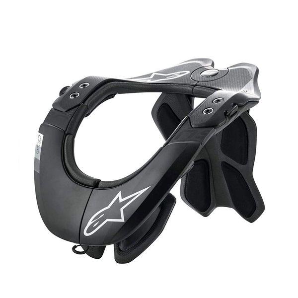 【メーカー在庫あり】 6500019-105-XS/M アルパインスターズ ネックサポート BNS TECH2 ブラック/クールグレー XS/S/Mサイズ JP店 | アルパインスターズ