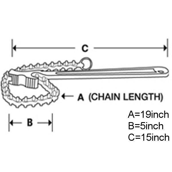 CW15A スナップオン Snap-on ブルーポイント チェーン レンチ 長さ15インチ JP店 |  | 01