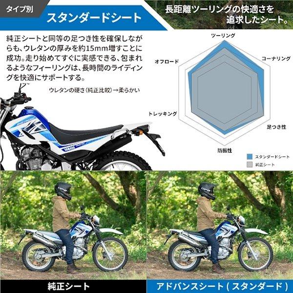 【メーカー在庫あり】 D5361 ジータ ZETA アドバンスシート スタンダード セロー250 JP店 | ZETA | 02