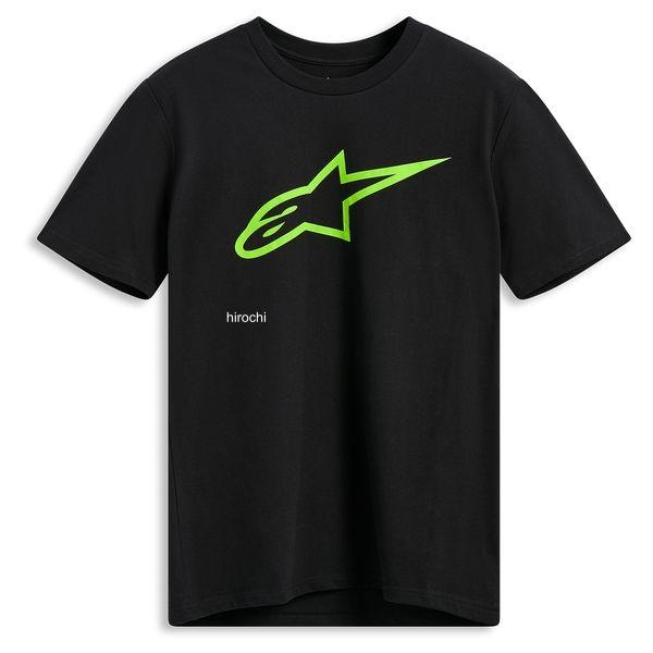 【メーカー在庫あり】 D8712 アルパインスターズ Tシャツ エイジレス 2.0 ブラック/グリーン Mサイズ JP店 | アルパインスターズ