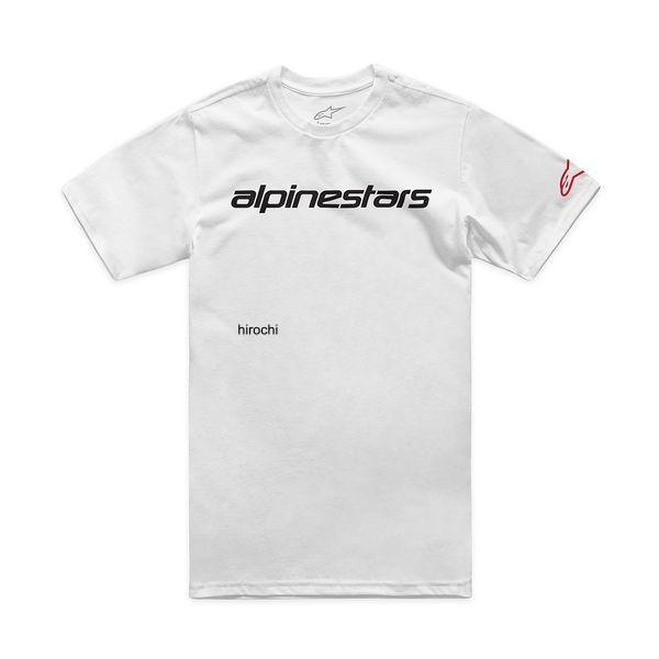 【メーカー在庫あり】 D8747 アルパインスターズ Tシャツ リニアー ワードマーク 2.0 ホワイト/レッド/ブラック Lサイズ JP店 | アルパインスターズ