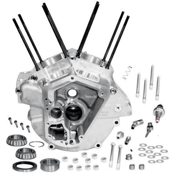 【USA在庫あり】 DS-194303 S\u0026Sサイクル S\u0026S Cycle スーパーストック エンジンケース 84年-91年 標準ボアシルバー JP店