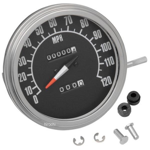 【USA在庫あり】 DS-243885 DRAG スピードメーター(120MPH) 2:1 68年-84年 フェイス 12mm JP店