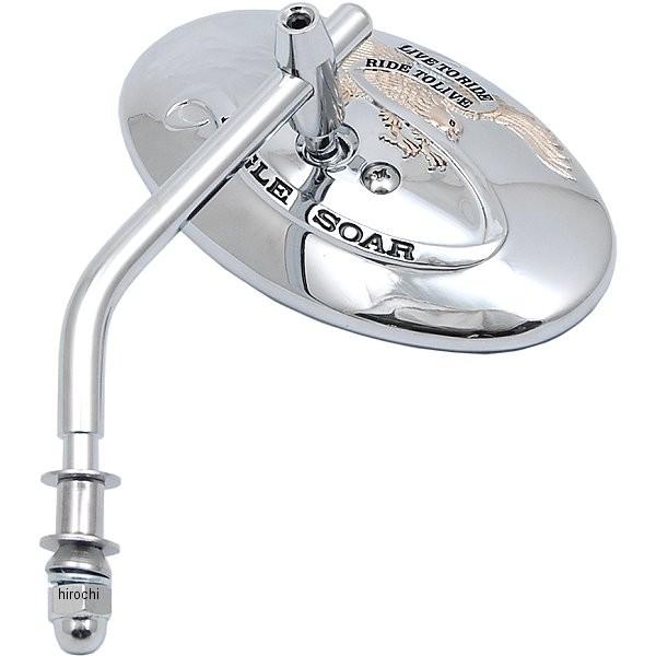【USA在庫あり】 DS-302054 DRAG ミラー 6インチ オーバル LIVE TO RIDE (1個売り) JP店