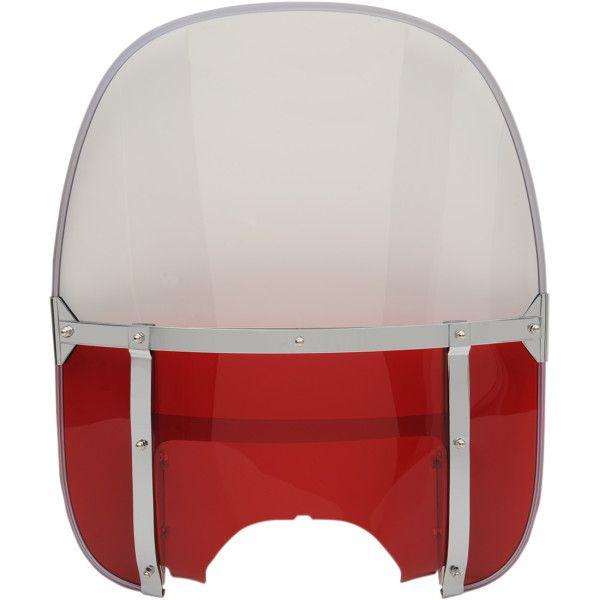 【USA在庫あり】 DS-710317 DRAG ウインドシールド キット 60年-65年 BigTwin クリア/赤 JP店