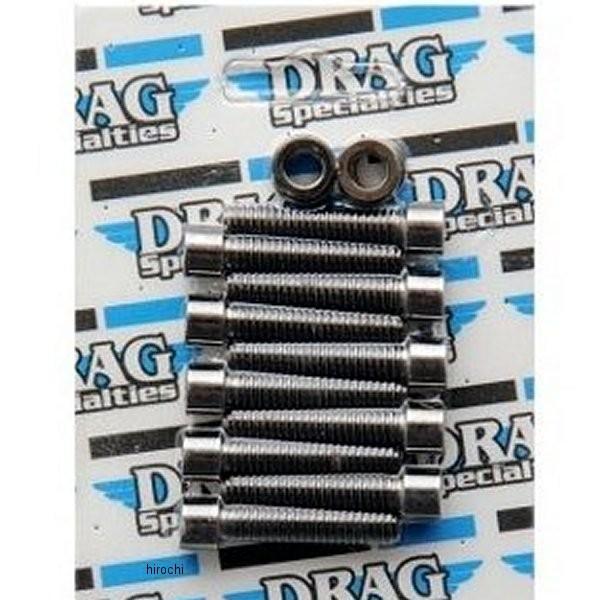 【USA在庫あり】 DS192396 DS-192396 DRAG ボルトキット カムカバーセット 99年-17年 Twin Cam クローム/無地 JP店