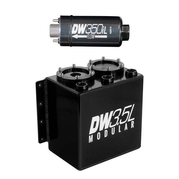 【USA在庫あり】 dwk6-351-35ST DeatschWerks 3.5L Modular Surge Tank (Incl. 1 DW350iL In-Line Fuel Pump) JP店の画像