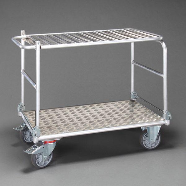 ショッピング人気 メーカー在庫あり エスコ Esco 7x450mm 0kg 折畳み運搬車 二段 ブレーキ Jp店 クリアランス販売済み Southhighband Org