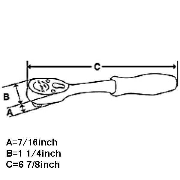 【USA在庫あり】 FHCNF72 スナップオン Snap-on 3/8インチ ラチェット 丸型 スイーベルラチェット全長 175mm (FHC737 ) 72ギア JP店 |  | 01