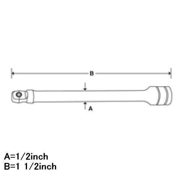 FX1 スナップオン Snap-on 3/8インチ エクステンション フリクション ボール 全長 38mm JP店 |  | 02