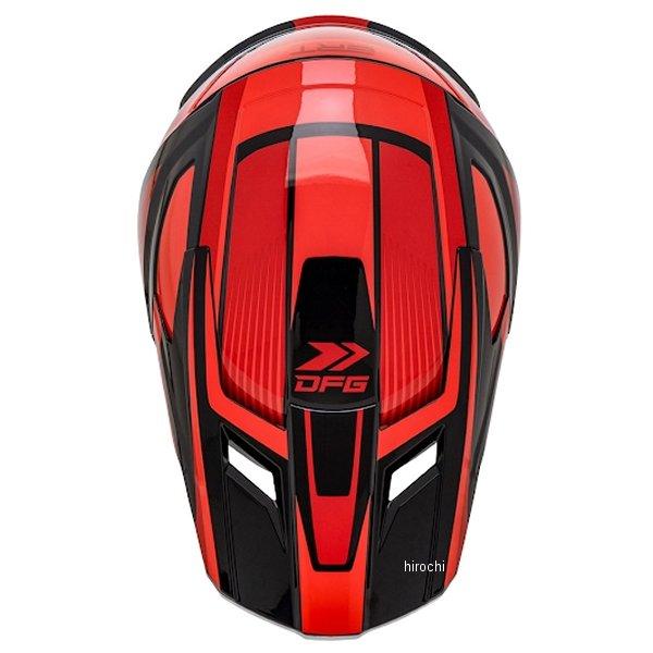 【New】【メーカー在庫あり】 G4754 ディーエフジー DFG エースヘルメット 黒/赤 Sサイズ JP店｜hirochi｜04