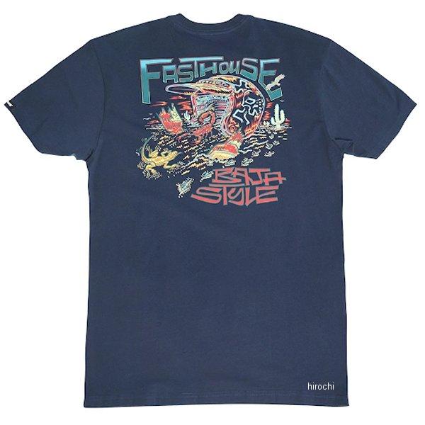 【メーカー在庫あり】 G6158 ファストハウス FASTHOUSE Tシャツ バハスタイル ネイビー Lサイズ JP店 | ブランド登録なし