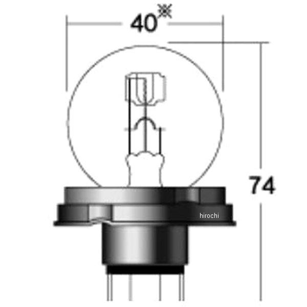 GP2503 M&H マツシマ ヘッドライト用白熱電球 6V45/40W B35 P45T JP店 | ブランド登録なし | 01