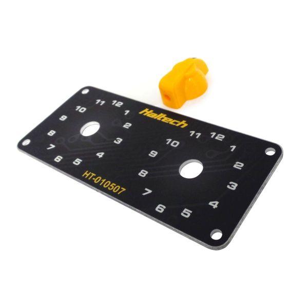 【USA在庫あり】 halHT-010509 Haltech Dual Switch Panel Kit w/Yellow Knob JP店 | ブランド登録なし | 01