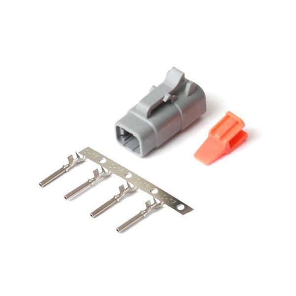 【USA在庫あり】 halHT-031002 Haltech Male Deutsch DTM-4 Connector 7.5 Amp Plug & Pins JP店 | ブランド登録なし