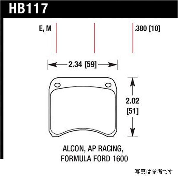 【USA在庫あり】 hawkHB117E.380 Hawk AP Racing CP3696 ブルー 9012 Race ブレーキパッド JP店_1